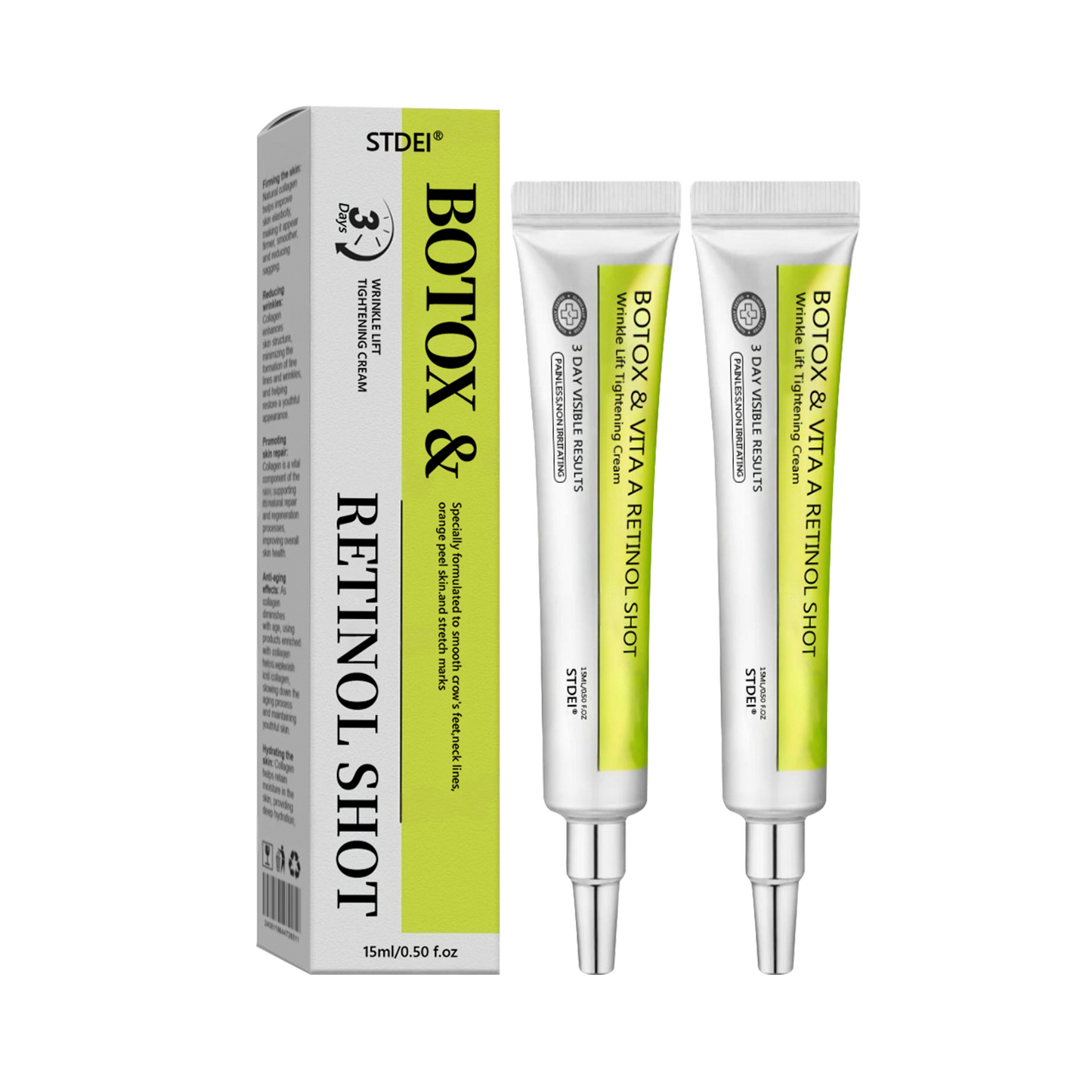 ๐ถ๐๐๐๐๐๐๐ ๐บ๐๐๐๐๐| Regain youthful skin nown ๐ซSTDEIยฎ BOTOX & VITA A RETINOL SHOT Wrinkle Lift Tightening Cream