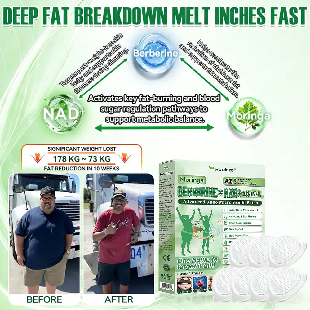 𝐎𝐟𝐟𝐢𝐜𝐢𝐚𝐥 𝐒𝐭𝐨𝐫𝐞 | 💪 𝐇𝐞𝐚𝐥𝐫𝐢𝐳𝐞® 𝐌𝐨𝐫𝐢𝐧𝐠𝐚 · 𝐁𝐞𝐫𝐛𝐞𝐫𝐢𝐧𝐞 × 𝐍𝐀𝐃+ 𝟏𝟎-𝐢𝐧-𝟏 𝐀𝐝𝐯𝐚𝐧𝐜𝐞𝐝 𝐍𝐚𝐧𝐨 𝐌𝐢𝐜𝐫𝐨𝐧𝐞𝐞𝐝𝐥𝐞 𝐏𝐚𝐭𝐜𝐡 — 𝐎𝐧𝐜𝐞 𝐃𝐚𝐢𝐥𝐲, 𝐕𝐢𝐬𝐢𝐛𝐥𝐞 𝐑𝐞𝐬𝐮𝐥𝐭𝐬 𝐢𝐧 𝟕 𝐃𝐚𝐲𝐬